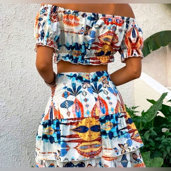 Matching boho top & skirt set - Picture 4 of 7